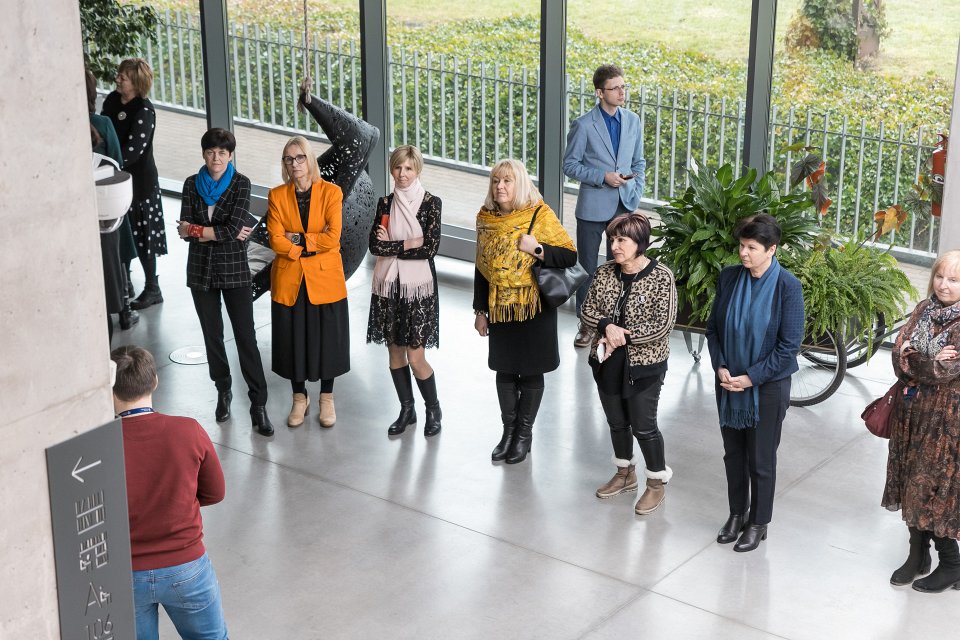 Ventspils pašvaldības un izglītības iestāžu pārstāvju vizīte Latvijas Universitātes Akadēmiskajā centrā. null