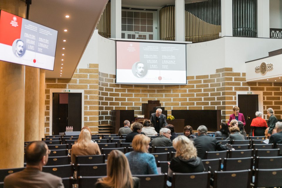 Akadēmiķa Jāņa Endzelīna 150. dzimšanas dienas atcerei veltīta starptautiska zinātniska konference «Endzelīns. Valoda. Laiks». null