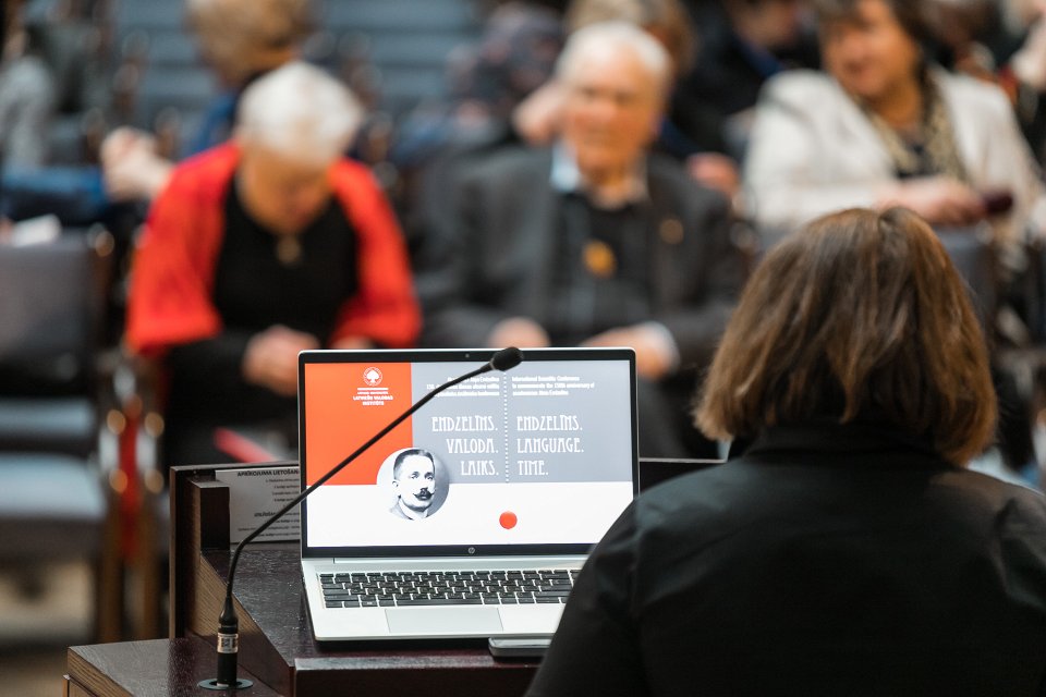 Akadēmiķa Jāņa Endzelīna 150. dzimšanas dienas atcerei veltīta starptautiska zinātniska konference «Endzelīns. Valoda. Laiks». null