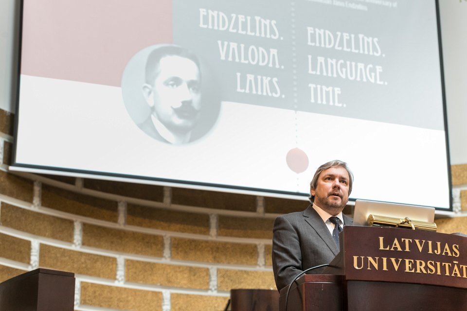 Akadēmiķa Jāņa Endzelīna 150. dzimšanas dienas atcerei veltīta starptautiska zinātniska konference «Endzelīns. Valoda. Laiks». null