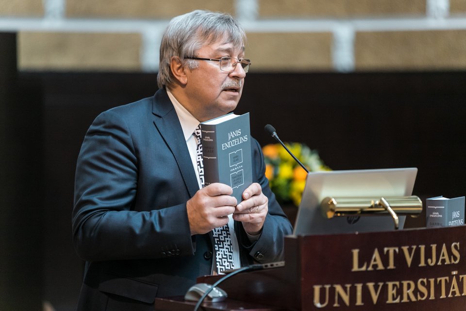 Akadēmiķa Jāņa Endzelīna 150. dzimšanas dienas atcerei veltīta starptautiska zinātniska konference «Endzelīns. Valoda. Laiks». null