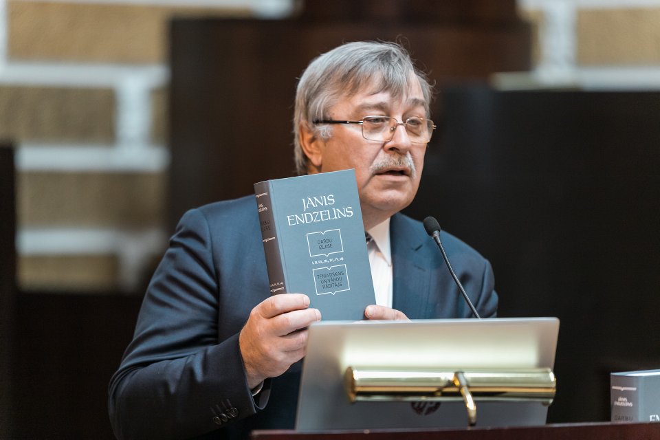 Akadēmiķa Jāņa Endzelīna 150. dzimšanas dienas atcerei veltīta starptautiska zinātniska konference «Endzelīns. Valoda. Laiks». null