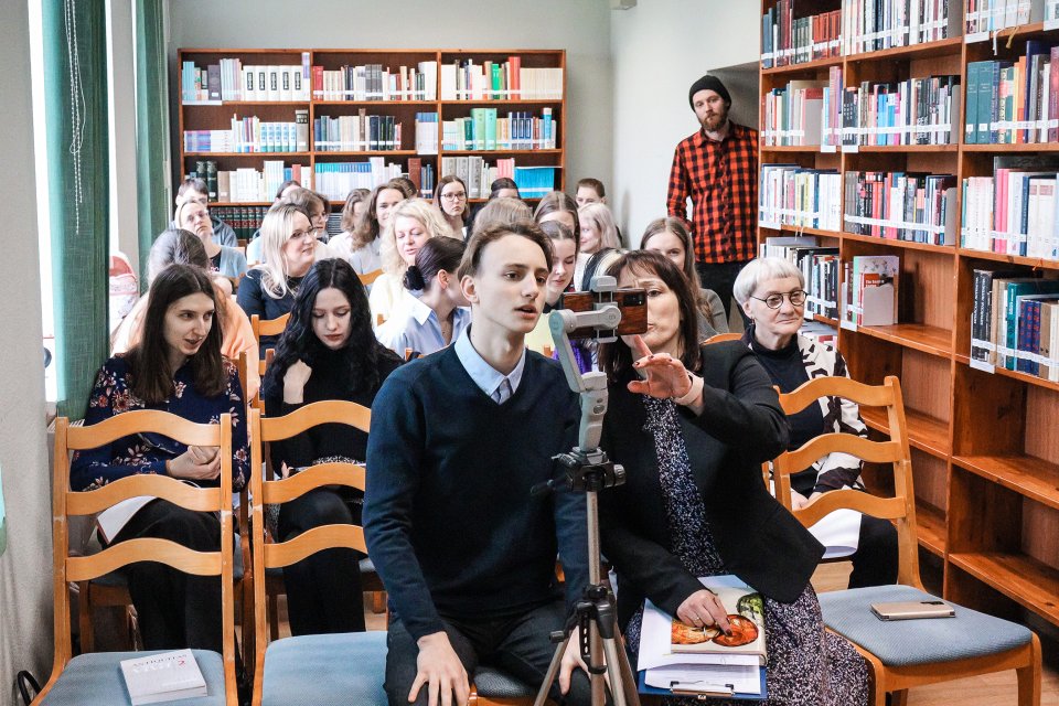 Vergilija eposa «Eneīda» lasījumi un izstādes atklāšana Latvijas Universitātes Humanitāro zinātņu fakultātē. null