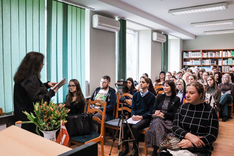 Vergilija eposa «Eneīda» lasījumi un izstādes atklāšana Latvijas Universitātes Humanitāro zinātņu fakultātē. null