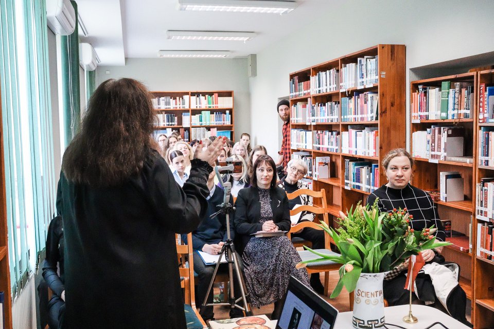 Vergilija eposa «Eneīda» lasījumi un izstādes atklāšana Latvijas Universitātes Humanitāro zinātņu fakultātē. null