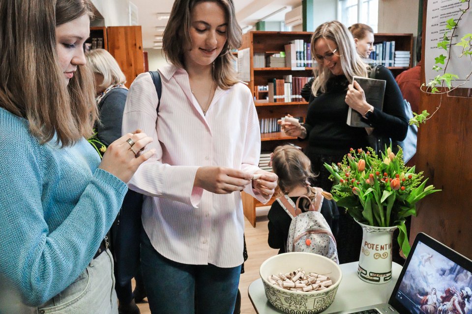 Vergilija eposa «Eneīda» lasījumi un izstādes atklāšana Latvijas Universitātes Humanitāro zinātņu fakultātē. null