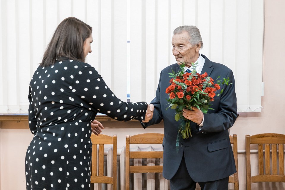 Dr. habil. iur. Ulda Krastiņa jubilejai veltītas izstādes «Vitam Impendre Vero» («Dzīvi veltīt taisnībai») atklāšana Latvijas Universitātes Bibliotēkā Raiņa bulvārī. null