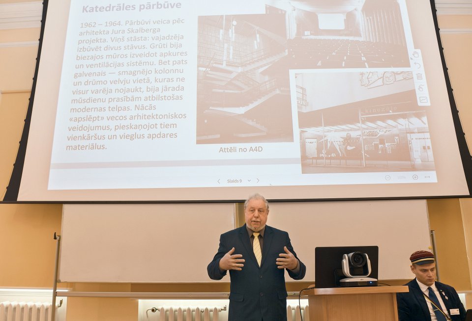 Latvijas Universitātes 81. starptautiskās zinātniskās konferences sekcija «Latvijas Universitātes vēstures liecības atmiņas institūciju krājumos». Ilgonis Vilks.