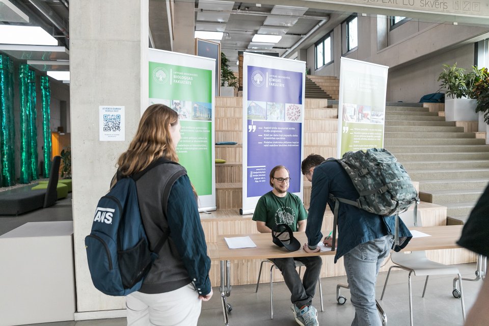 Atvērto durvju diena Latvijas Universitātē. null