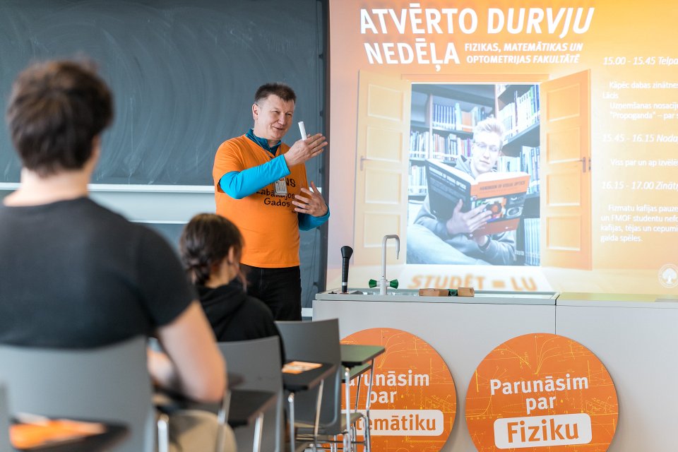 Atvērto durvju diena Latvijas Universitātē. null