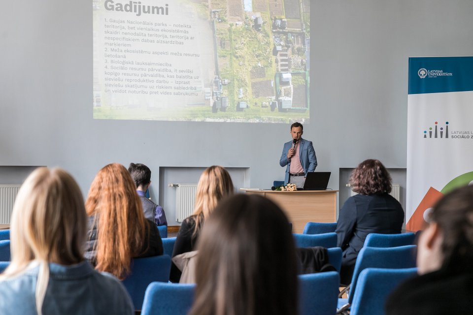 Latvijas Universitātes 81. starptautiskās zinātniskās konferences sekcija «Gatavi pārmaiņām? Kopīgo resursu ilgtspējīga pārvaldība». Renārs Felcis.