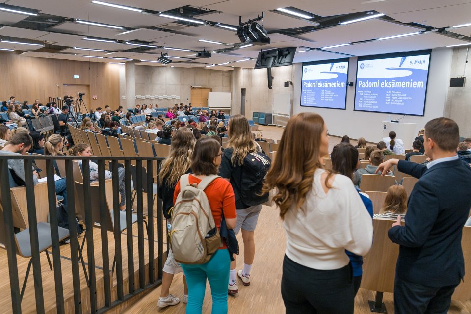 Latvijas Universitātes pasākums «Padomi eksāmeniem». null