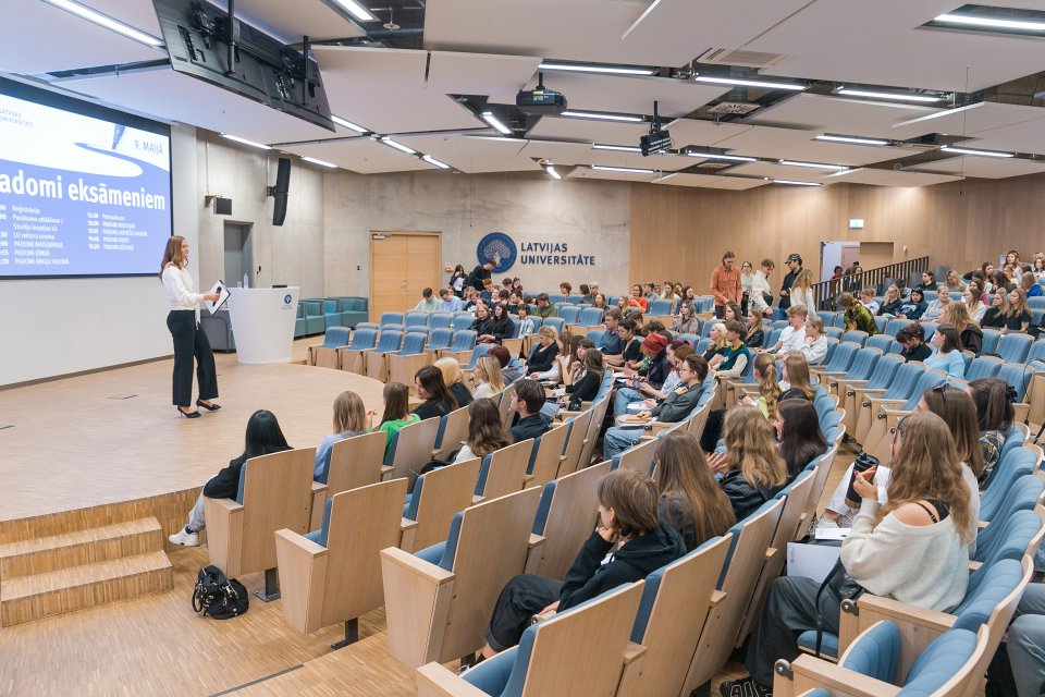 Latvijas Universitātes pasākums «Padomi eksāmeniem». null