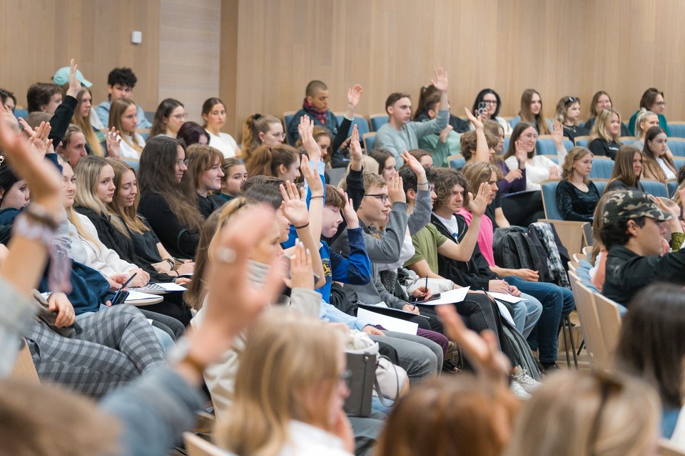 Latvijas Universitātes pasākums «Padomi eksāmeniem». null