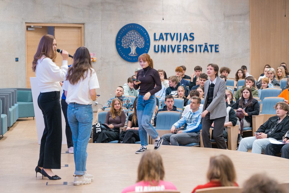 Latvijas Universitātes pasākums «Padomi eksāmeniem». null