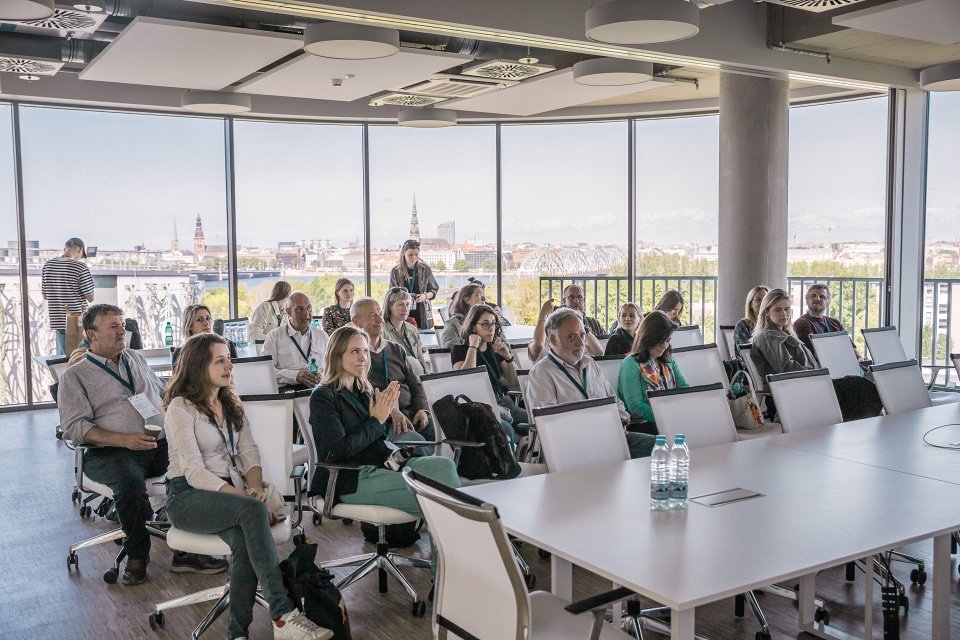 IN-HABIT projekta partneru vizīte Latvijas Universitātes Akadēmiskajā centrā. null