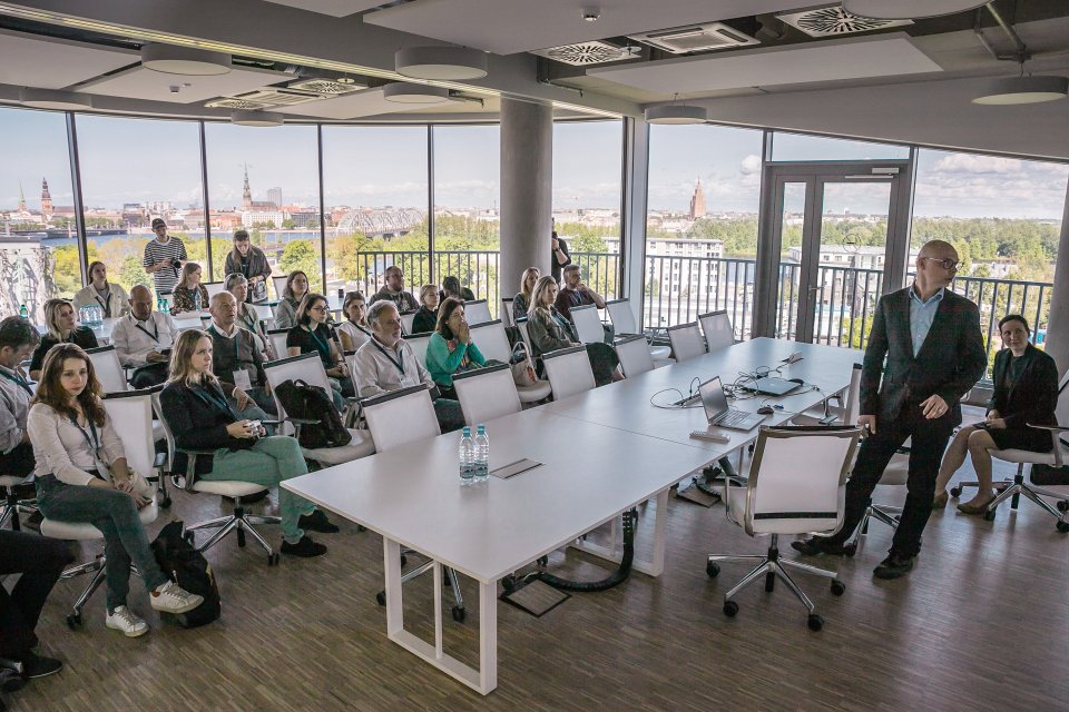 IN-HABIT projekta partneru vizīte Latvijas Universitātes Akadēmiskajā centrā. null