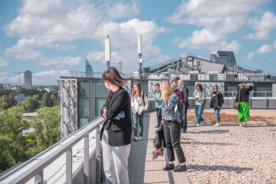 IN-HABIT projekta partneru vizīte Latvijas Universitātes Akadēmiskajā centrā. null