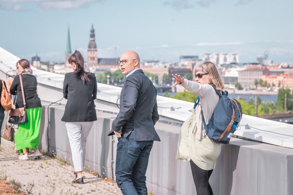 IN-HABIT projekta partneru vizīte Latvijas Universitātes Akadēmiskajā centrā. null