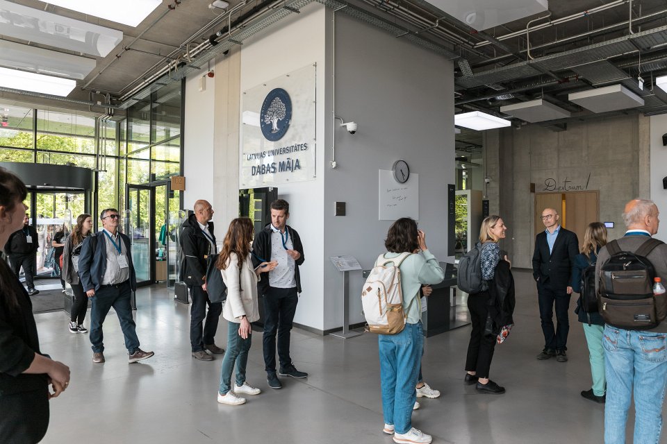 IN-HABIT projekta partneru vizīte Latvijas Universitātes Akadēmiskajā centrā. null