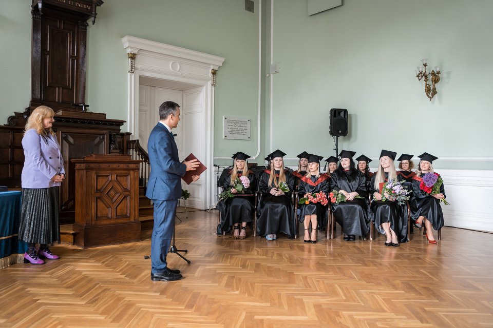 Uzturzinātnes maģistra studiju programmas absolventu izlaidums. null