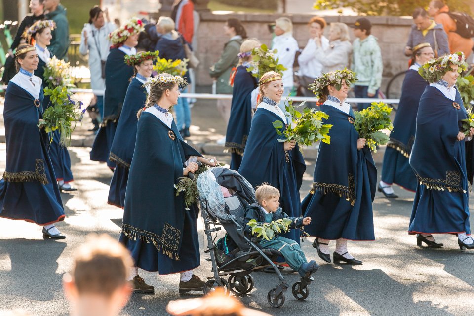 Dziesmu un deju svētku dalībnieku gājiens «Novadu dižošanās». null