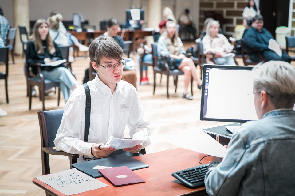 Pieteikšanās studijām Latvijas Universitātē. null